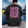 Last Day Of School Teacher Students School Graduation Groovy Men's Back Print T-Shirt