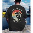 Leave Me Alone Raccoon Lover Introvert Antisocial Shy INTP Men's Back Print T-Shirt Leave Me Alone Raccoon Lover Introvert Antisocial Shy INTP Men's Back Print T-Shirt