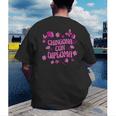 Masters Graduation Educated Latina Chingona Con Diploma Men's Back Print T-Shirt