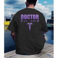 Medical Student Shirt Doctor Graduation Tshirt MD DO Degree Men's Back Print T-Shirt