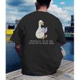 Mentally At The Scholastic Book Fair Retro Vintage Trendy Men's Back Print T-Shirt Mentally At The Scholastic Book Fair Retro Vintage Trendy Men's Back Print T-Shirt