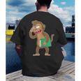 Monkey With a Book Men's Back Print T-Shirt