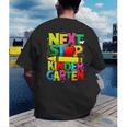 Next Stop Kindergarten Preschool Graduation 2023 Boys Girls Men's Back Print T-Shirt