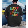 Next Stop Second Grade 1st Grade Graduation Day Kids Men's Back Print T-Shirt
