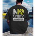 No Limits Class Of 2019 Graduation Vintage Men's Back Print T-Shirt