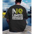 No Limits Cool Class Of 2019 Graduation Men's Back Print T-Shirt