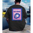 Not Today Cool Fun Cute Introvert Cat Character Men's Back Print T-Shirt Not Today Cool Fun Cute Introvert Cat Character Men's Back Print T-Shirt