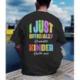 I Officially Graduated Kindergarten Graduation Class Of 2022 Men's Back Print T-Shirt