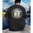 I Passed The Bar Exam For Law School Graduation Men's Back Print T-Shirt