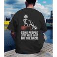 Some People Just Need A Pat On The Back Introvert Men's Back Print T-Shirt