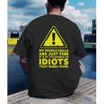 My People Skills Are Just Fine Sarcastic Introvert Men's Back Print T-Shirt My People Skills Are Just Fine Sarcastic Introvert Men's Back Print T-Shirt