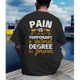 PhD Graduation PhD Graduate For Doctoral Grad Men's Back Print T-Shirt