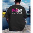 PhDiva Graduation Doctorate Student Graduate Men's Back Print T-Shirt