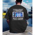 Police Academy Shirt Police Officer Graduation Men's Back Print T-Shirt