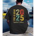 Pre-K Grad 2025 Pre-K Kids Prek Graduation Men's Back Print T-Shirt