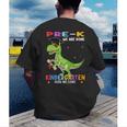 Pre k Graduation We Are Done Class 2023 Pre-k Dinosaur Boys Men's Back Print T-Shirt