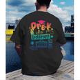 Pre-K Prek3 Prek4 Graduate Quarantine Preschool Graduation Men's Back Print T-Shirt