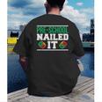 Pre-School Nailed It Shirt GraduationShirt Men's Back Print T-Shirt