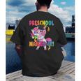 Preschool Nailed It Flossing Unicorn Graduation Shirt Men's Back Print T-Shirt