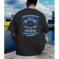 Proud Of Cousin Police Academy Graduation Shirt Men's Back Print T-Shirt