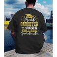 Proud Daughter Of 2025 College Graduate Family 24 Graduation Men's Back Print T-Shirt