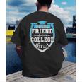 Proud Friend Of a 2018 College Grad Graduation Men's Back Print T-Shirt