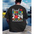 Proud Grandma Of Class Of 2024 Preschool Graduate Graduation Men's Back Print T-Shirt