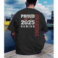 Proud Grandma Of A Class Of 2025 Senior Graduation 25 Men's Back Print T-Shirt
