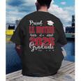 Proud Lil Brother Of a Class Of 2026 Graduate For Graduation Men's Back Print T-Shirt
