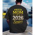Proud Mom Of A 2026 Senior Graduation Pride Men's Back Print T-Shirt