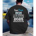 Proud MOM Of A 8th Grade Graduate 2025 Elementary Graduation Men's Back Print T-Shirt