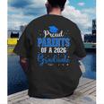 Proud Parents Of a Class Of 2026 Graduate For Graduation Men's Back Print T-Shirt