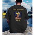Proud Queen PhD Doctorate Degree Graduation T-Shirt Men's Back Print T-Shirt