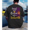 Proud Queen PhD Graduate PhD Graduation Doctorate Men's Back Print T-Shirt