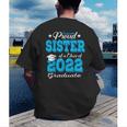 Proud Sister Of a 2022 Graduate Class Of 2022 Graduation 22 Men's Back Print T-Shirt