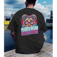 Puerto Rican Latina Social Worker MSW Masters Graduation Men's Back Print T-Shirt