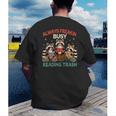 Reading Book Lover Racoon Always Freakin Busy Reading Trash Men's Back Print T-Shirt Reading Book Lover Racoon Always Freakin Busy Reading Trash Men's Back Print T-Shirt