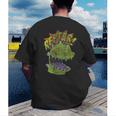 Rugrats Reptar Distressed Comic Book Style Cartoon Men's Back Print T-Shirt
