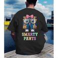 Sarcastic Little MISS SMARTY PANTS Graduation Alumni Game On Men's Back Print T-Shirt