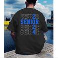 Senior 2024 Graphic Class Of 2024 Graduation Graphic Men's Back Print T-Shirt
