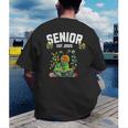 Senior 2025 Graduation Caterpillar For Kids Cute Coquette Men's Back Print T-Shirt
