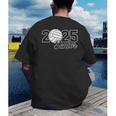 Senior 2025 Volleyball Mom High School Graduation Outfit Pro Men's Back Print T-Shirt
