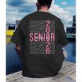 Senior 2026 Class Of 2026 Seniors Graduation 2026 Girl Women Men's Back Print T-Shirt