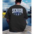 Senior 2026 Class Of 2026 Toile Coquette Bow Graduation 2026 Men's Back Print T-Shirt