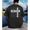 Senior 2026 Soccer Player Class Of 2026 Senior Graduation Men's Back Print T-Shirt