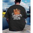 Senior Basketball Class Of 2026 Coquette Graduation Day Men's Back Print T-Shirt