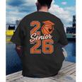 Senior Basketball Class Of 2026 Crew Basketball Graduation Men's Back Print T-Shirt