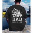Senior Cheerleader Dad Cheer Class Of 2026 Graduation Men Men's Back Print T-Shirt