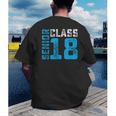 Senior Class 18 Shirt Graduation Apparel T-Shirt Men's Back Print T-Shirt