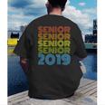 SENIOR CLASS 2019SHIRT High School Graduation Men's Back Print T-Shirt
